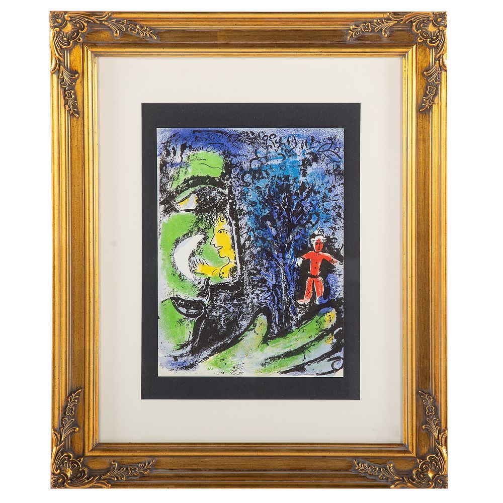 Appraisal: Marc Chagall Profile and Red Child lithograph Russian French -