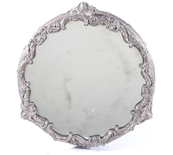 Appraisal: Creswick Sheffield Plateau Mirror c Featured in this lot we