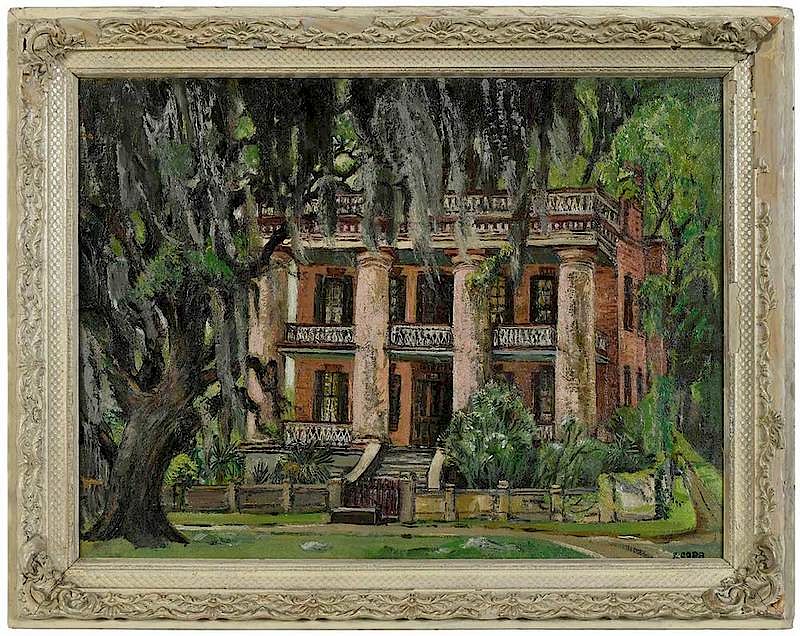 Appraisal: Ethelyn P Cobb New York Indiana - Old Mansion Beaufort