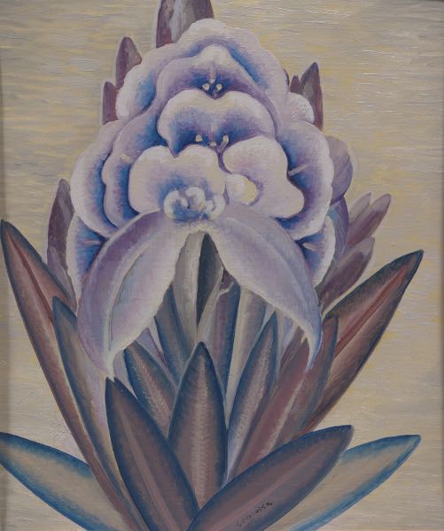 Appraisal: HARVEY GREGORY PRUSHECK SLOVENIAN AMERICAN - x Flower Oil on