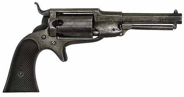 Appraisal: Remington Beals Third Model Percussion Revolver cal octagonal barrel S