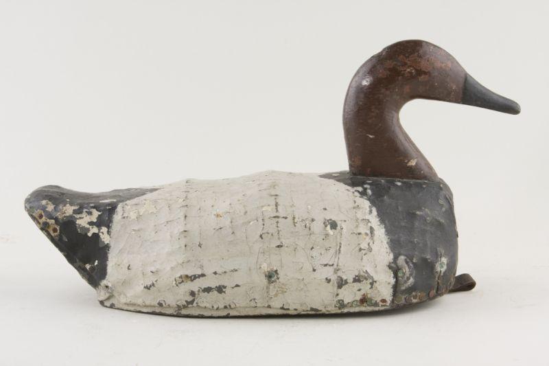 Appraisal: Canvasback Decoy North Carolina canvas covered x x The Estate