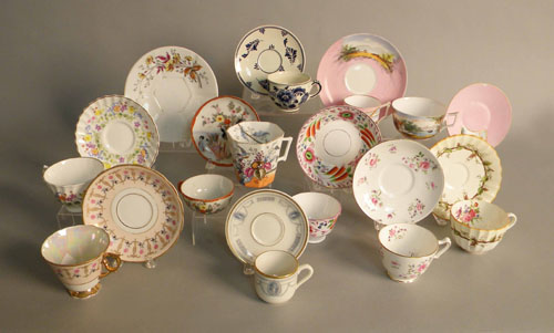 Appraisal: Miscellaneous group or porcelain cups and saucers