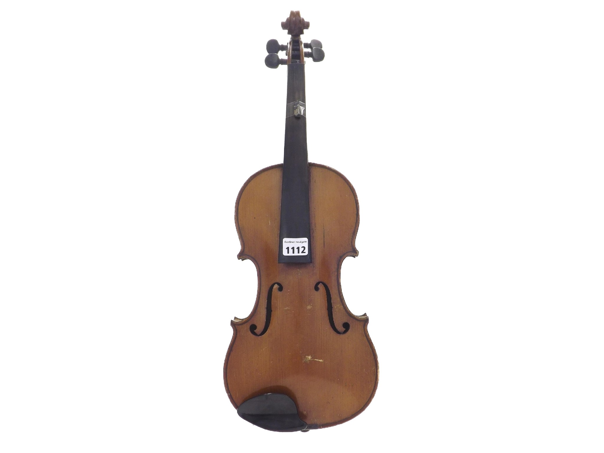 Appraisal: Early th century Stradivari copy violin cm