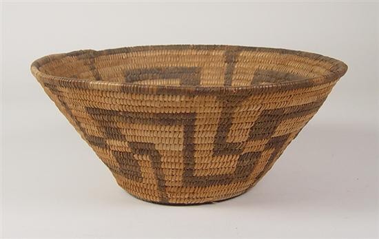 Appraisal: Native American Basket Early th century Southwest origin straw basket