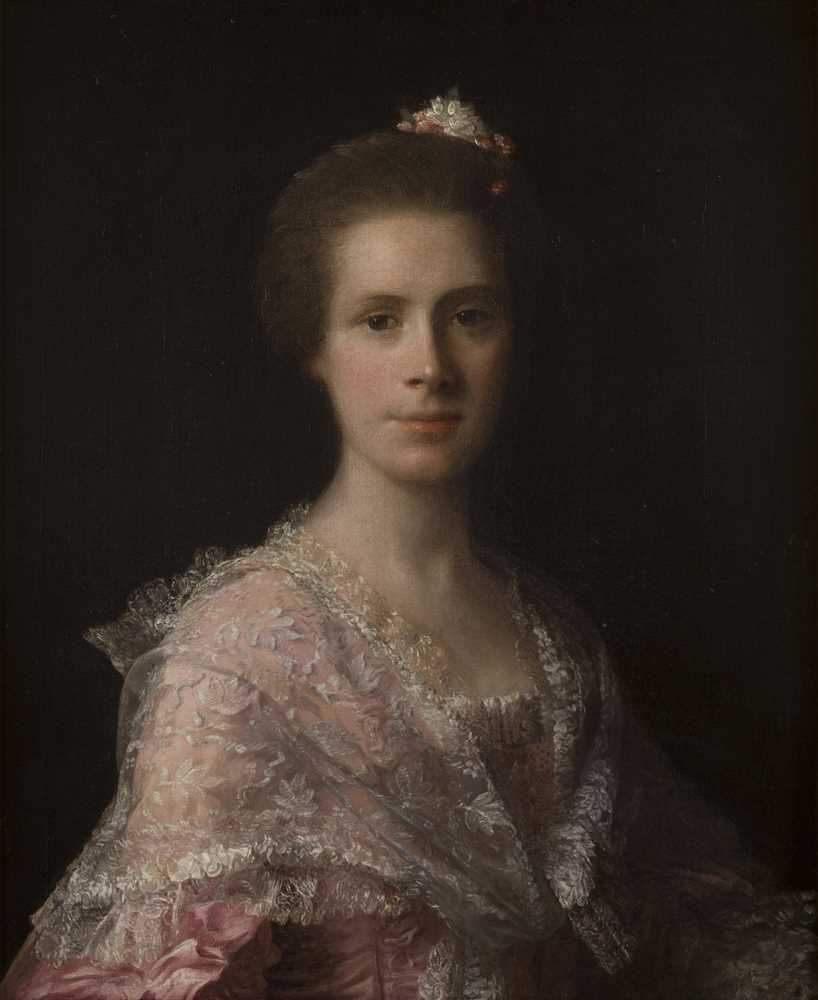 Appraisal: ATTRIBUTED TO ALLAN RAMSAY HALF LENGTH PORTRAIT OF MARGARET MITCHELSON