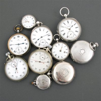 Appraisal: A small silver open faced verge watch by William Bromley