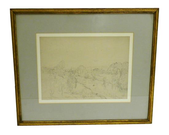 Appraisal: Attributed to Philip Wilson Steer English - graphite on paper