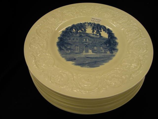 Appraisal: Wedgwood Smith College Special Older Plates circa different blue scenes