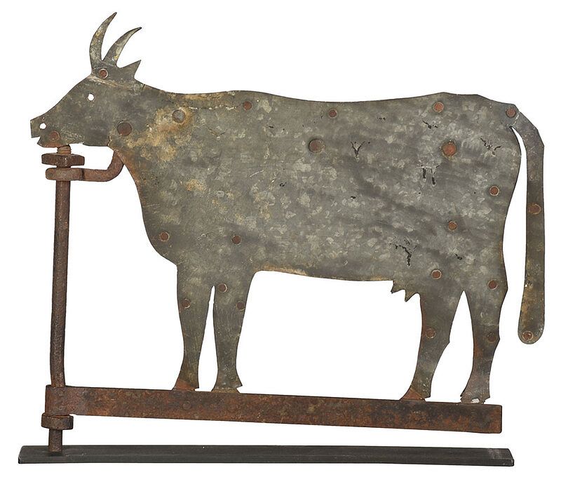 Appraisal: Sheet Iron Bull Weathervane American late th early th century