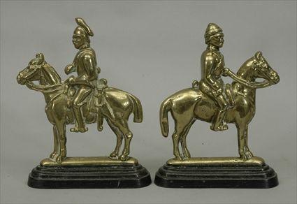 Appraisal: Pair of Brass Bookends in the Form of Horse and