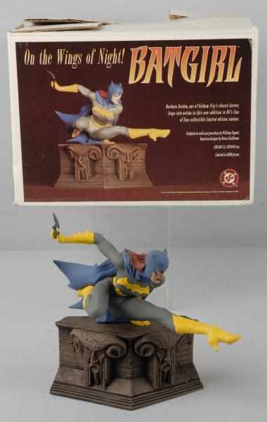 Appraisal: Porcelain Batgirl Painted Statue Description Designed by William Paguet for