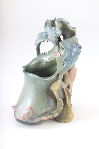 Appraisal: AMPHORA Unusual vase designed by Paul Dachel in the form