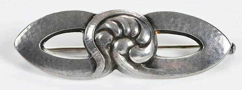 Appraisal: Georg Jensen Sterling Brooch design x - in gramsProvenance Estate