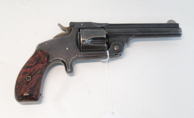 Appraisal: SMITH AND WESSON SINGLE ACTION SECOND MODEL REVOLVER caliber top