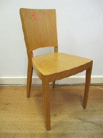 Appraisal: SET OF EIGHT COMMELL BLONDWOOD CHAIRS