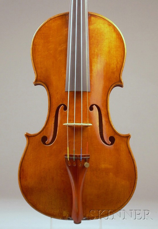 Appraisal: Italian Violin Leandro Bisiach Milan c labeled LEANDRO BISIACH DELLA