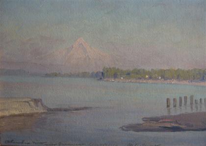 Appraisal: MARTIN B LEISSER american - COLUMBIA RIVER NEAR VANCOUVER Signed