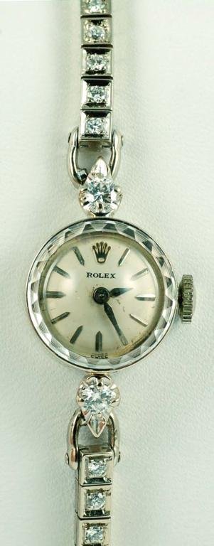 Appraisal: Ladies Rolex wristwatch in marked K white gold Rolex case