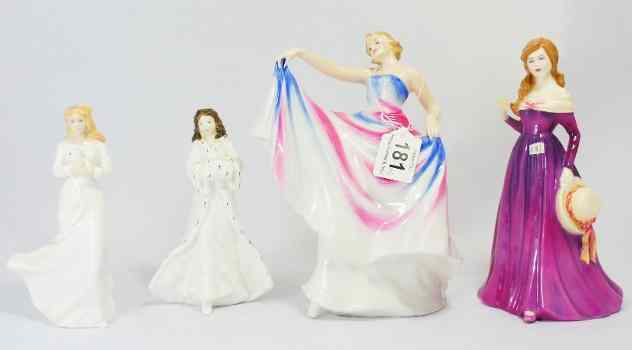 Appraisal: Royal Doulton Figures Liberty HN Melissa HN Christmas Day HN