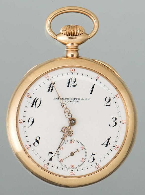 Appraisal: K Patek Philippe Pocket Watch K yellow gold Patek Philippe