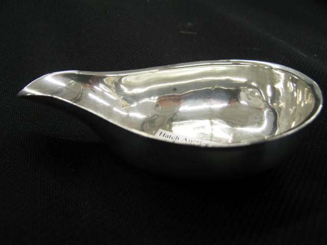 Appraisal: Georgian English Sterling Pap Boat hallmarked long scarce by Walter