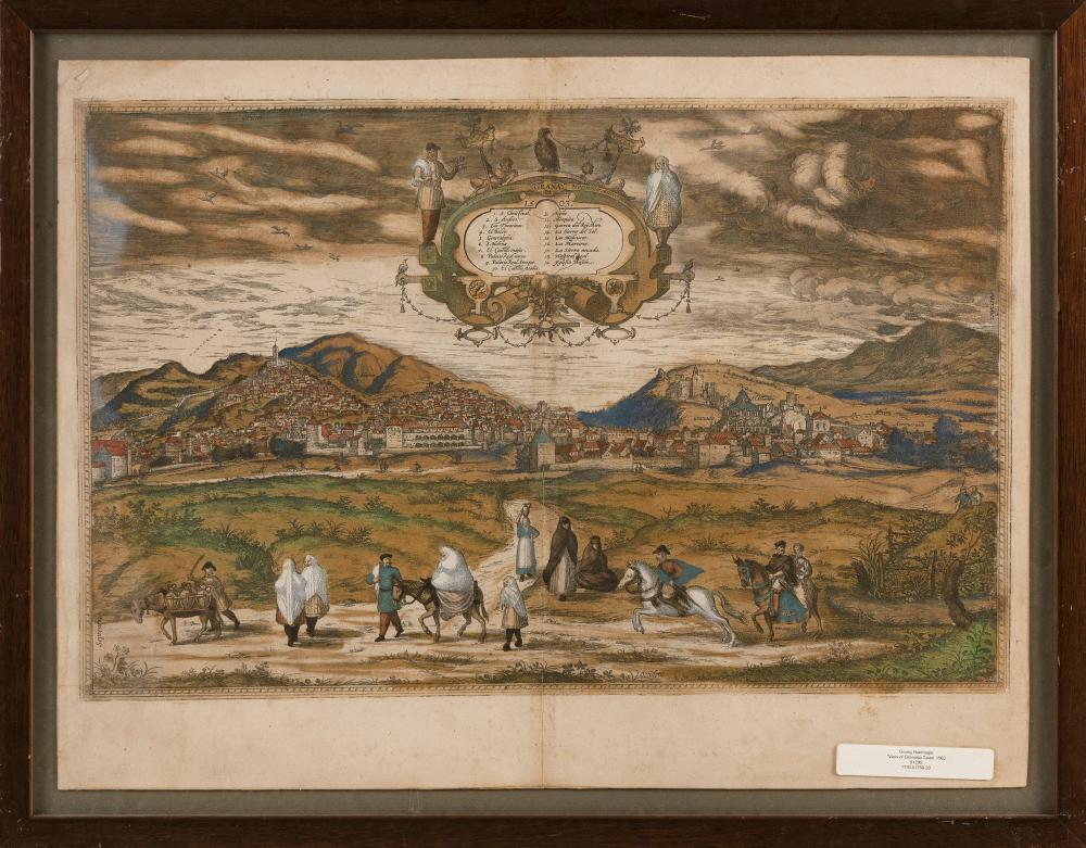 Appraisal: AFTER JORIS HOEFNAGEL THE NETHERLANDS TH CENTURY VIEW OF GRANADA