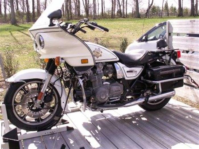 Appraisal: Kawasaki Police KZ rare low mileage fully equiped from a