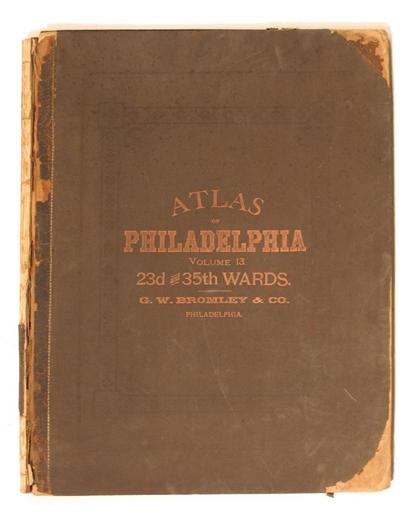 Appraisal: vol Philadelphia Property Atlas Atlas of The City of Philadelphia