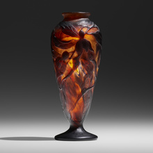 Appraisal: mile Gall RARE VASE DE TRISTESSE WITH YLANG YLANG France