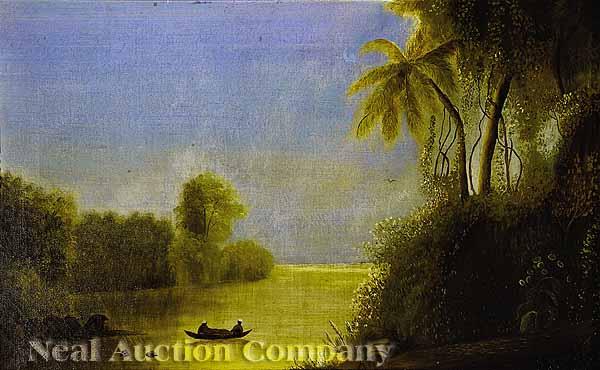 Appraisal: Caribbean Southern School th th c A Tropical Voyage oil