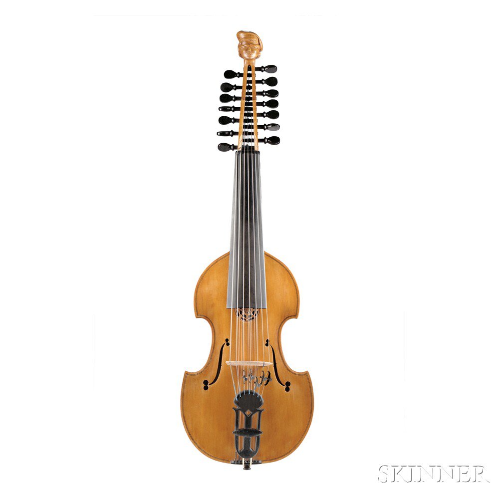 Appraisal: Modern Fourteen-string Viola D'Amore Daniel Larson Duluth Minnesota bearing the