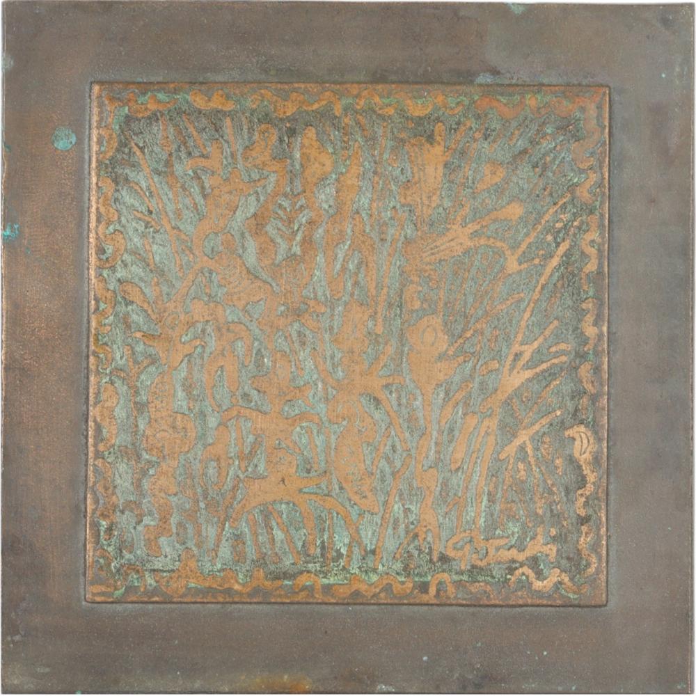 Appraisal: GABOR PETERDI HUNGARIAN AMERICAN - SPRING DANCE BRONZE BAS RELIEF