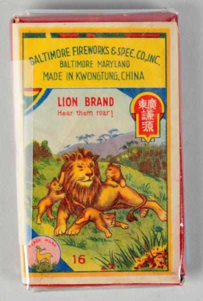 Appraisal: Lion Brand -Pack Firecrackers Class Baltimore Fireworks and Specialty Company