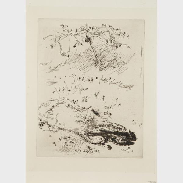 Appraisal: Pierre Bonnard - LE CHAT ET L OISEAU IL GATTO