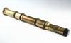 Appraisal: SIGHTING SCOPE - Circa brass sighting scope with twined rope