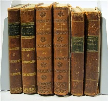 Appraisal: vols Franklin Benjamin Works of the Late Dr Benjamin Franklin