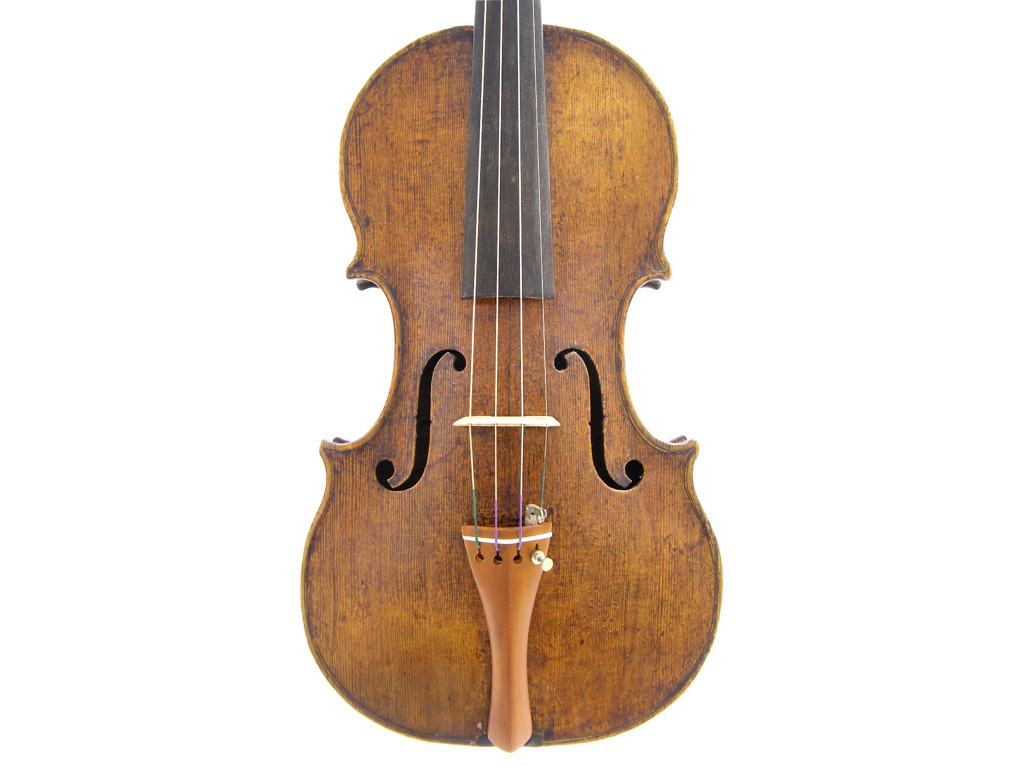 Appraisal: Fine French violin by Jacques Boquay unlabelled the two piece