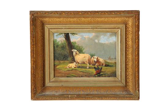 Appraisal: SHEEP BY JACOB VAN DIEGHAM NETHERLANDS TH CENTURY Oil on