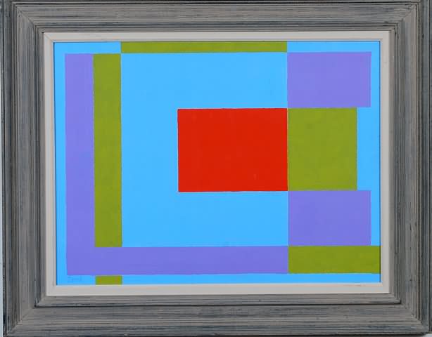 Appraisal: Squares oil on board x SLL Zenk estate of the