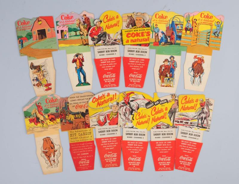 Appraisal: Lot Of Coca - Cola Die Cut Inserts s All