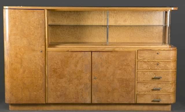 Appraisal: Art Deco cabinet An Art Deco cabinet nd quarter th