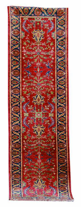 Appraisal: Oriental runner ' '' x ' '' Provenance Beaufort South