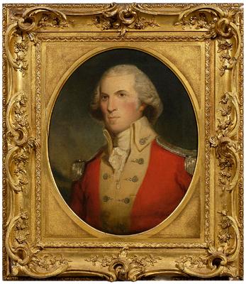 Appraisal: Portrait attributed to Gilbert Stuart Massachusetts - half portrait of