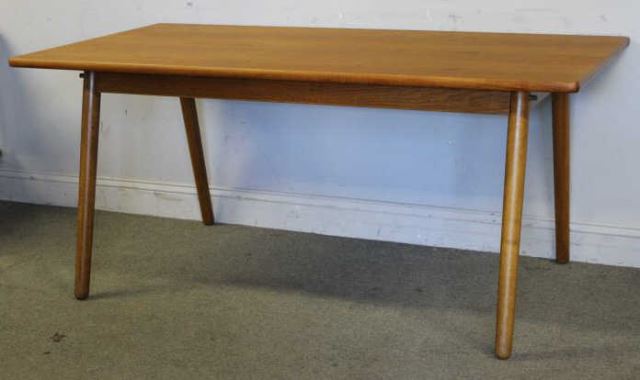 Appraisal: Midcentury Borge Mogensen Teak Dining Table Marked to underside of