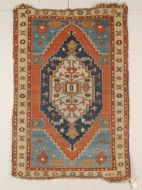 Appraisal: Bahkshaish Rug Northwest Persia last quarter th century outer guard