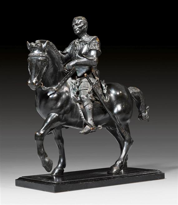 Appraisal: EQUESTRIAN STATUE OF GATTAMELATA after the original by DONATELLO Donato