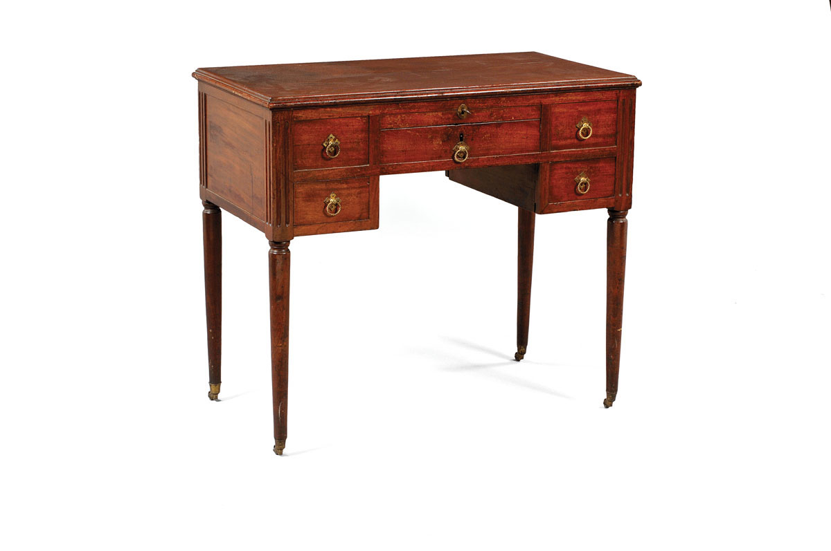 Appraisal: AMERICAN FEDERAL MAOGANY DRESSING TABLE IN THE FRENCH TASTE Th