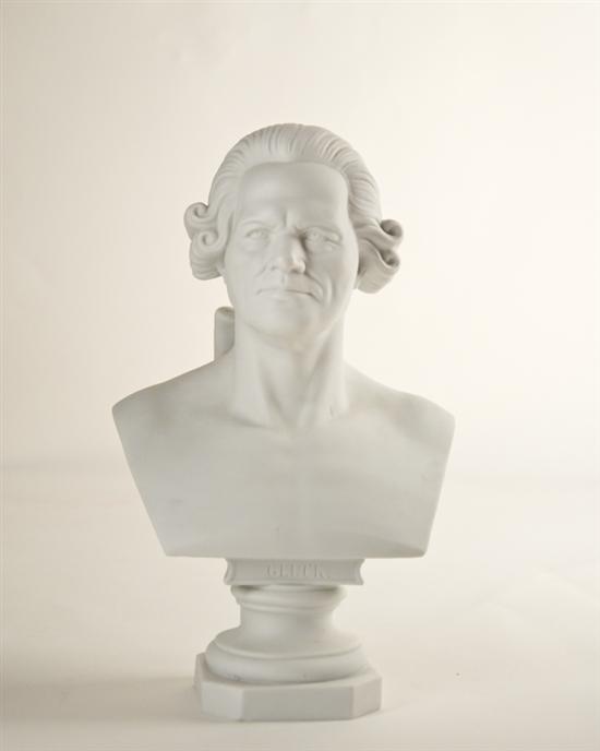 Appraisal: Parian Bust of Gluck marked to base and D H