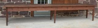 Appraisal: PA Early th Century Softwood Harvest Table Pennsylvania Early th